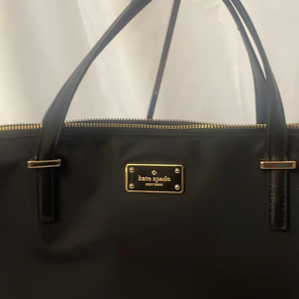 Black Kate Spade ♠️ Tote with Laptop compartment
